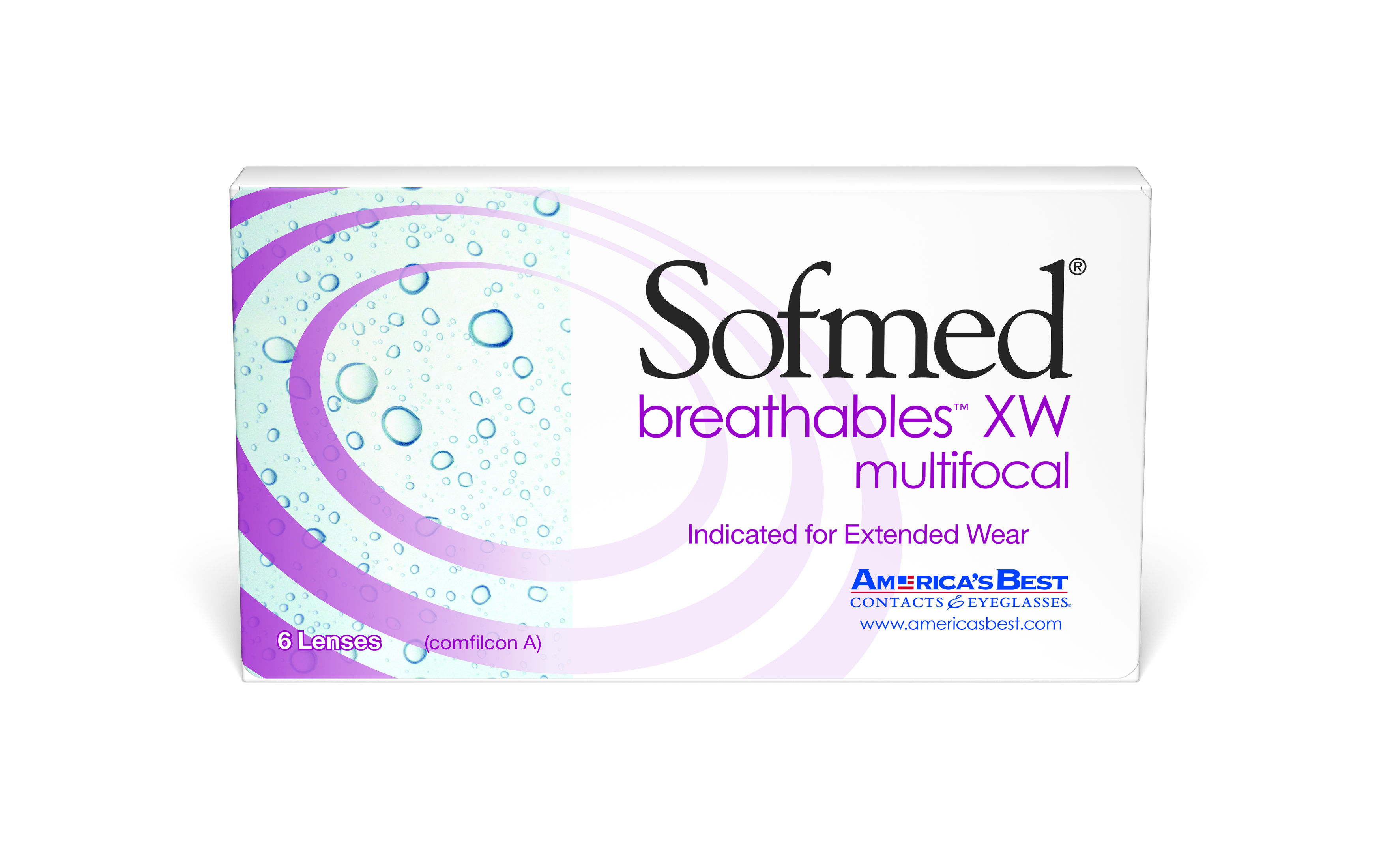 Sofmed breathables XW multifocal 6 Pack - Near large view angle 0